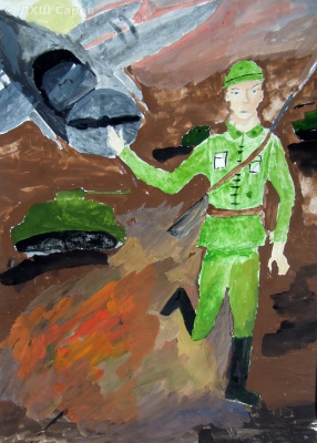 Бой идёт - Скрипник Карина, 10 лет.JPG